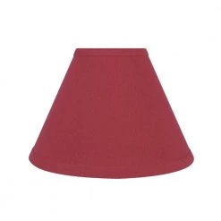 10 in. x 7 in. Red Hardback Empire Lamp Shade by ASPEN Creative CORPORATION:Aspen Creative Corporation