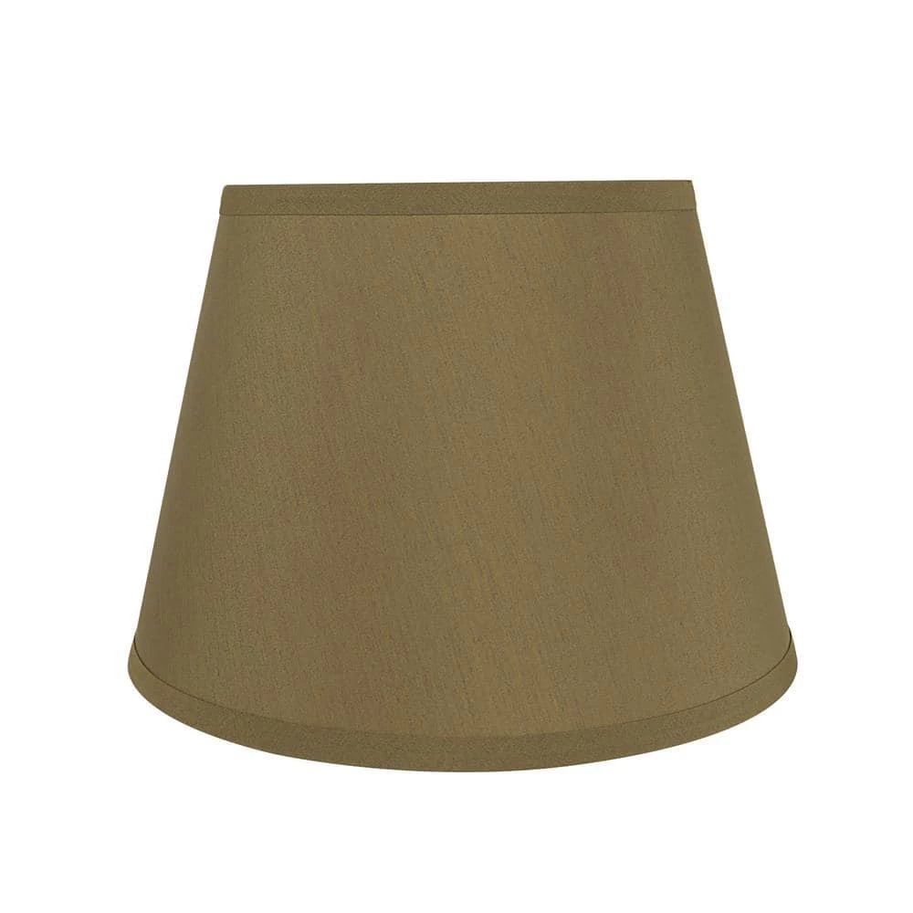 12 in. x 8.5 in. Sand Brown Hardback Empire Lamp Shade by ASPEN Creative CORPORATION:Aspen Creative Corporation