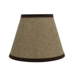 9 in. x 7 in. Straw Yellow Hardback Empire Lamp Shade by ASPEN Creative CORPORATION:Aspen Creative Corporation