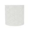 8 in. x 8 in. White with Circled Floral Design Drum, Cylinder Lamp Shade by ASPEN Creative CORPORATION:Aspen Creative Corporation