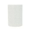 8 in. x 11 in. White with Floral Design Drum/Cylinder Lamp Shade by ASPEN Creative CORPORATION:Aspen Creative Corporation