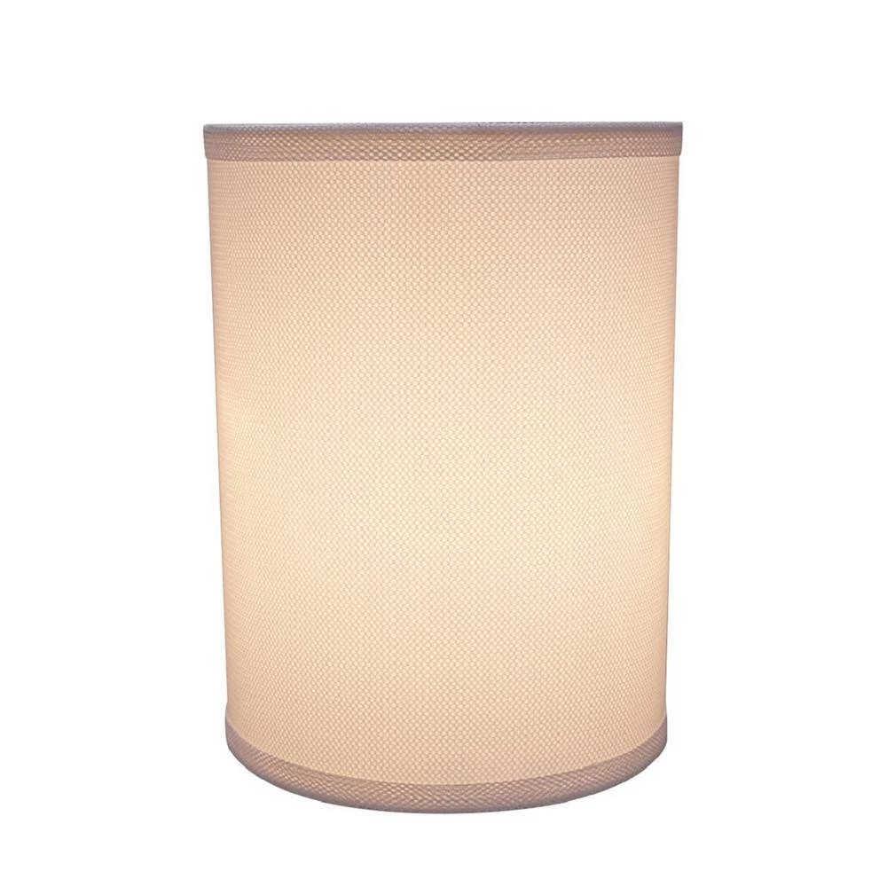 8 in. x 8 in. White Drum/Cylinder Lamp Shade by ASPEN Creative CORPORATION:Aspen Creative Corporation - Image 3