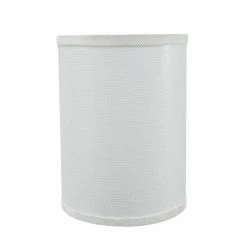 8 in. x 8 in. White Drum/Cylinder Lamp Shade by ASPEN Creative CORPORATION:Aspen Creative Corporation