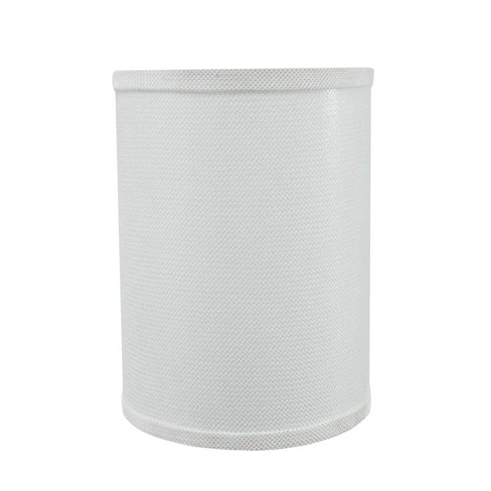 8 in. x 8 in. White Drum/Cylinder Lamp Shade by ASPEN Creative CORPORATION:Aspen Creative Corporation
