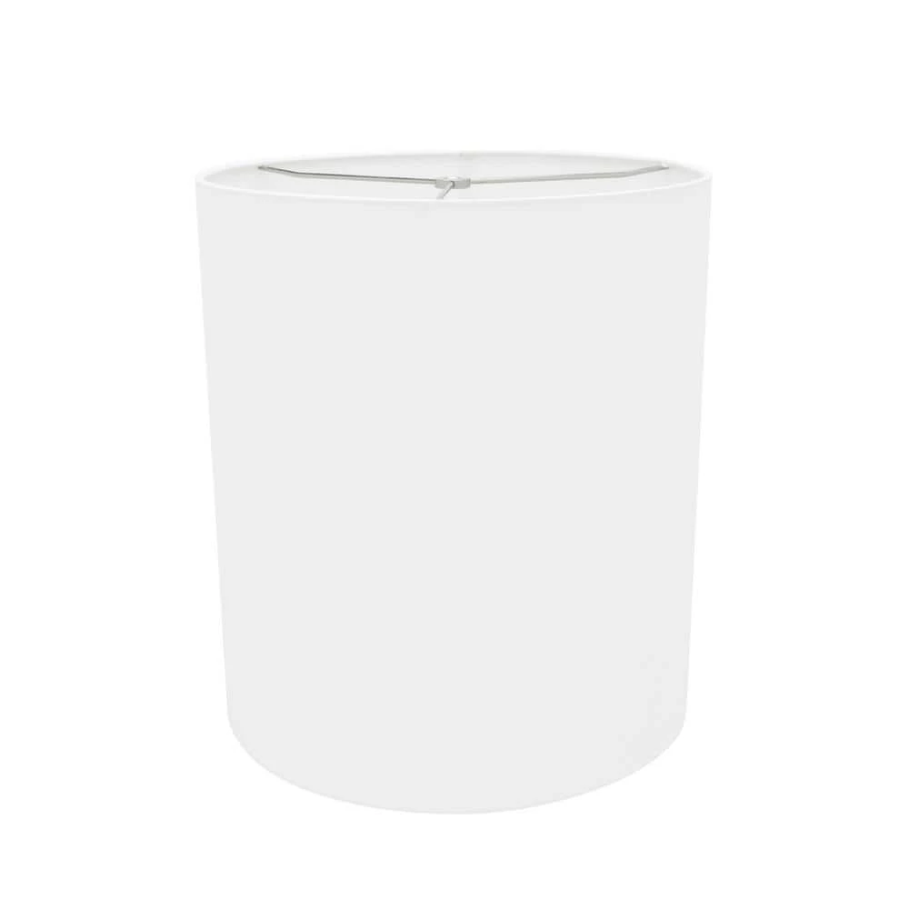 14 in. x 16 in. White Drum/Cylinder Lamp Shade by ASPEN Creative CORPORATION:Aspen Creative Corporation - Image 2
