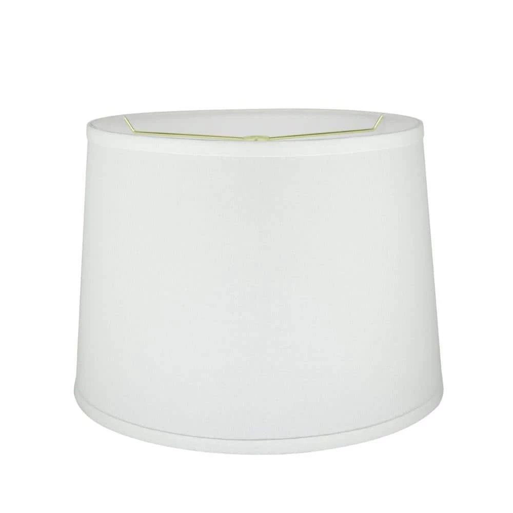 14 in. x 10 in. White Hardback Empire Lamp Shade by ASPEN Creative CORPORATION:Aspen Creative Corporation - Image 2