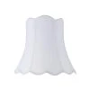 16 in. x 15 in. White Scallop Bell Lamp Shade by ASPEN Creative CORPORATION:Aspen Creative Corporation