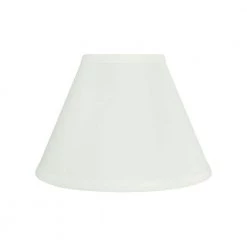 9 in. x 6-1/2 in. White Hardback Empire Lamp Shade by ASPEN Creative CORPORATION:Aspen Creative Corporation