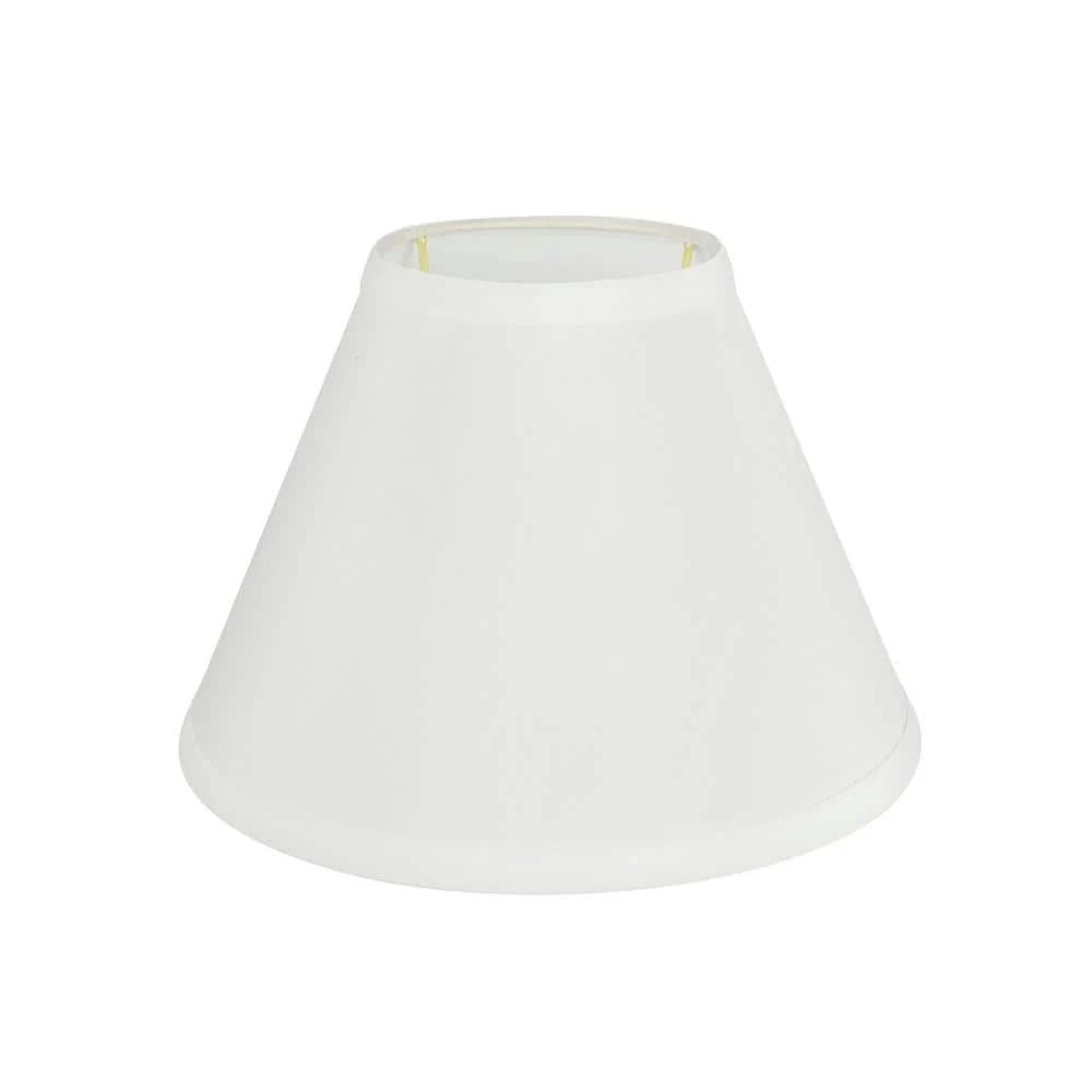 9 in. x 6-1/2 in. White Hardback Empire Lamp Shade by ASPEN Creative CORPORATION:Aspen Creative Corporation - Image 2